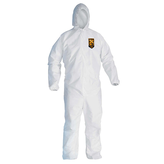 Kleenguard* A20 Breathable Particle Protection Coveralls, w/ Elastic Back, Wrists, Ankles & Hood