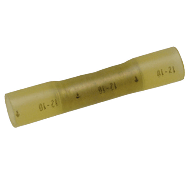 ACT Heat Shrink Butt Connectors, Yellow, 25/Pkg (AL-B4C-HS-Q)