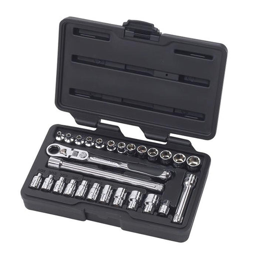 GearWrench®  27-Piece 1/4" Drive Pass-Thru™ 6-Point SAE/Metric Mechanics Tool Set