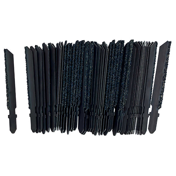 Disston® RemGrit® Carbide Grit Jig Saw Blades (GJ14-50), T-Shank, Rough Cut, Coarse Grit, 50/Pkg