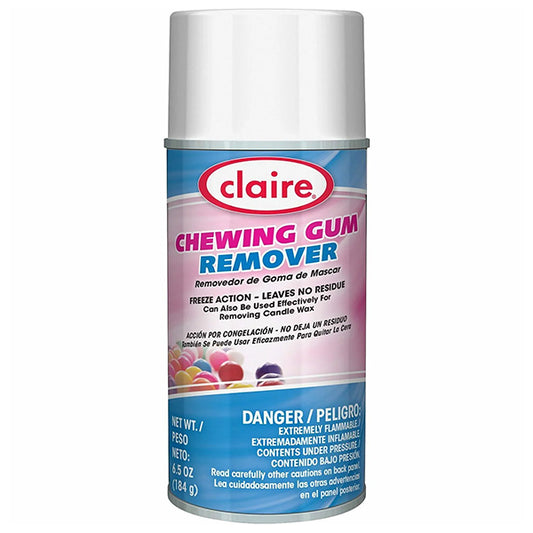 Claire® Chewing Gum Remover, 6.5 oz Aerosol, 12/Case