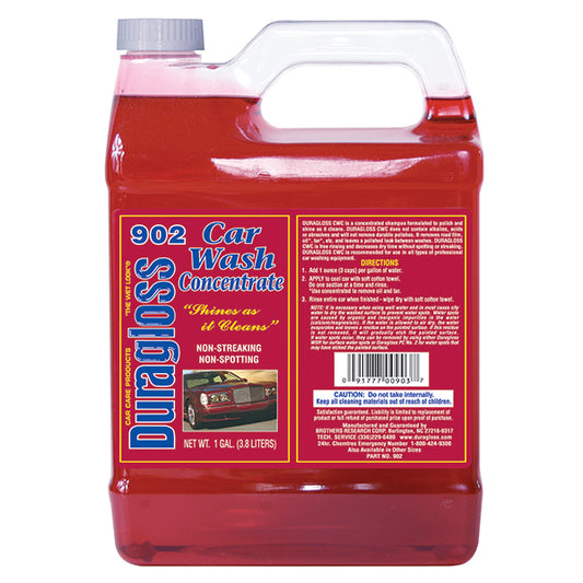 Duragloss® Car Wash Concentrate, 1 gal Jug, 4/Case