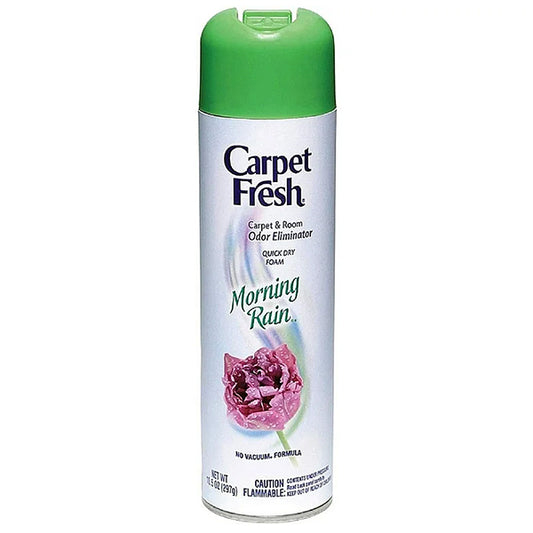 Carpet Fresh® No-Vacuum Rug & Room Deodorizer, Morning Rain, 10.5 Aerosol, 6/Case