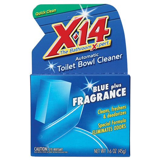X-14® Automatic Toilet Bowl Cleaner, Blue Plus Fragrance