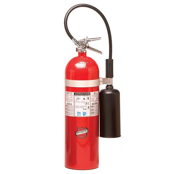 Buckeye 5 lb CO2 Portable Fire Extinguisher, 17 3/8"H x 8 1/4"W x 5 1/4"D, 5B:C, 1/Each