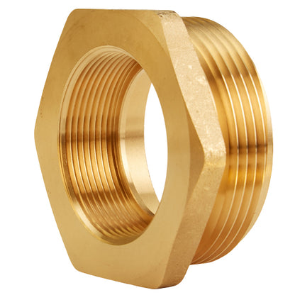 Female x Male Brass Hex Bushing