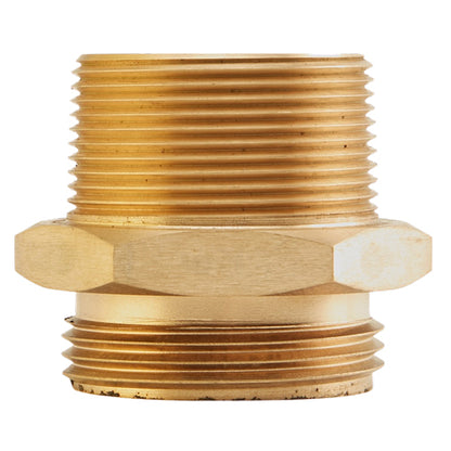 Male x Male Brass Hex Nipple