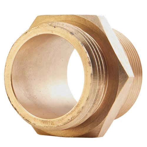 Male x Male Brass Hex Nipple
