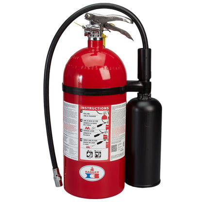 Badger™ Extra 10 lb CO2 Fire Extinguisher w/ Wall Hook