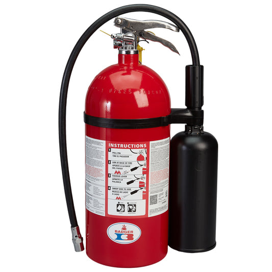 Badger™ Extra 10 lb CO2 Fire Extinguisher w/ Wall Hook