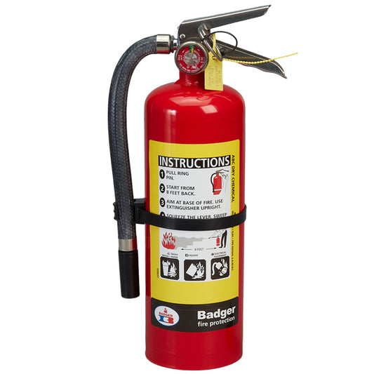 Badger™ Extra 5 lb ABC Fire Extinguisher w/ Wall Hook