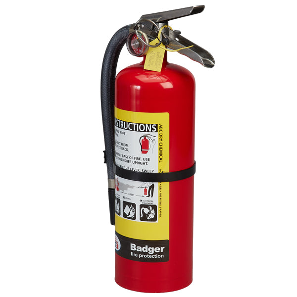 Badger Extra 5 lb ABC Fire Extinguisher with Wall Hook