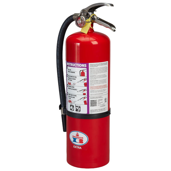 Badger Extra 10 lb Purple K Fire Extinguisher with Wall Hook