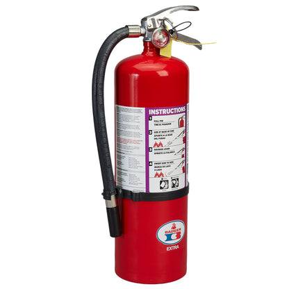 Badger Extra 10 lb Purple K Fire Extinguisher with Wall Hook