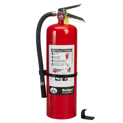 Badger™ Extra 10 lb BC Fire Extinguisher w/ Wall Hook