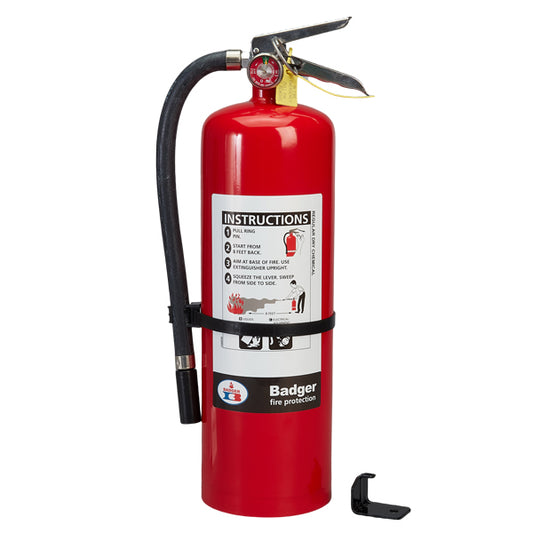 Badger™ Extra 10 lb BC Fire Extinguisher w/ Wall Hook