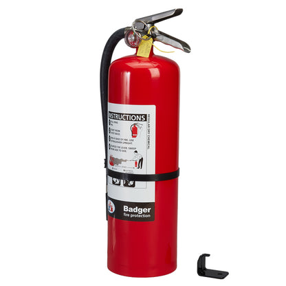 Badger Extra 10 lb BC Fire Extinguisher with Wall Hook