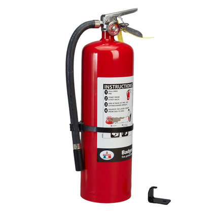 Badger Extra 10 lb BC Fire Extinguisher with Wall Hook
