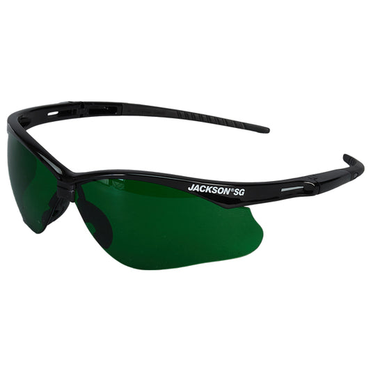 SureWerx™ Jackson® SG Infrared Safety Glasses, Black Frame, I.R. 3.0 Anti-Scratch Lens, 1/Each