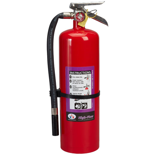Badger™ Extra High-Flow 10 lb Purple K Fire Extinguisher w/ Wall Hook
