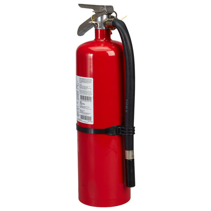 Badger Extra High-Flow 10 lb Purple K Fire Extinguisher with Wall Hook