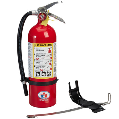 Badger Advantage 5 lb ABC Fire Extinguisher with Vehicle Bracket
