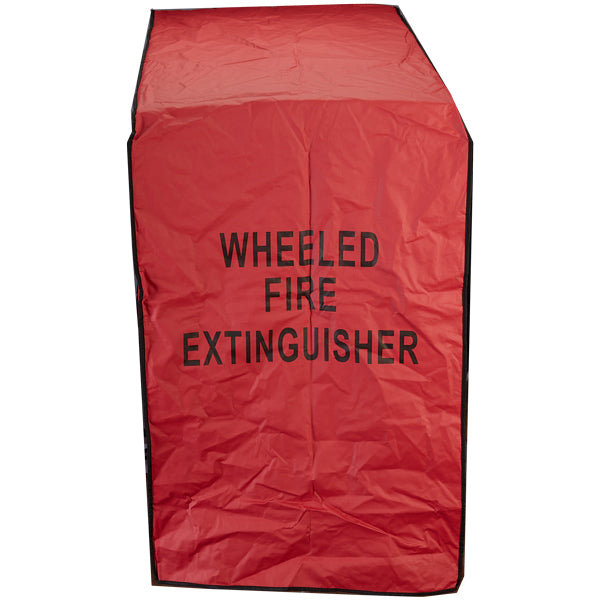 Standard Wheeled Unit Cover, 53"H x 42"W x 30"D, Red, 1/Each