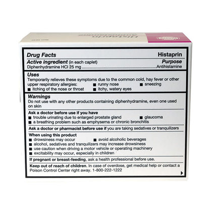 HART Health Histaprin Allergy Relief (Antihistamine), 50/Box