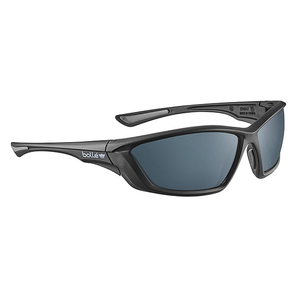 Bolle Safety Swat Ballistic Glasses, Smoke Lens, Anti-Scratch/Anti-Fog <b>Platinum</b> Coating, 1/Each