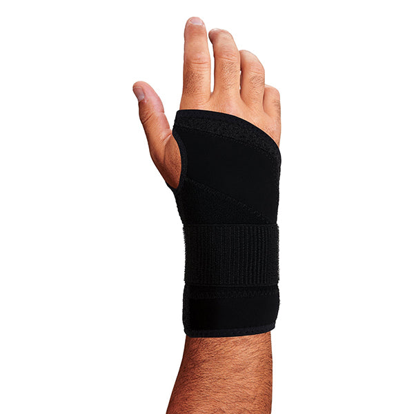 Ergodyne® ProFlex® 4005 Wrist Brace Support, Right Hand, X-Large, Black, 1/Each
