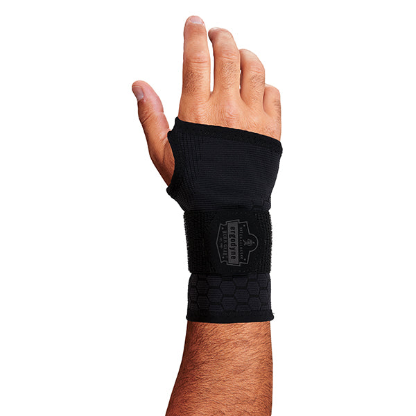 Ergodyne® ProFlex® 680 Wrist Support Sleeve, X-Large, Black, 1/Each