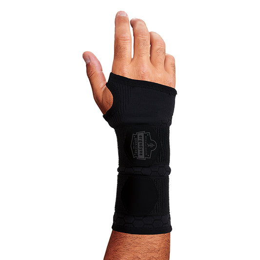 Ergodyne® ProFlex® 685 Wrist Support Sleeve, Large, Black, 1/Each