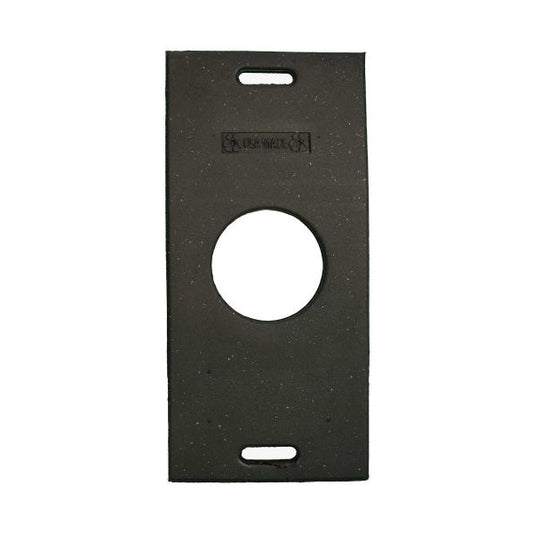 Cortina Rectangular Rubber Base, 30 lb (For Guradian Rooftop Cone), Black