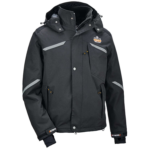 Ergodyne® N-Ferno® 6466 Thermal Jacket, X-Large, Black, 1/Each