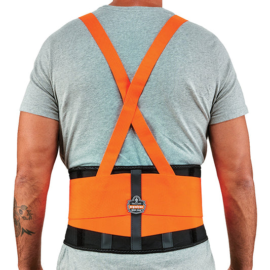 Ergodyne® ProFlex® 100HV Economy Spandex Hi-Vis Back Support