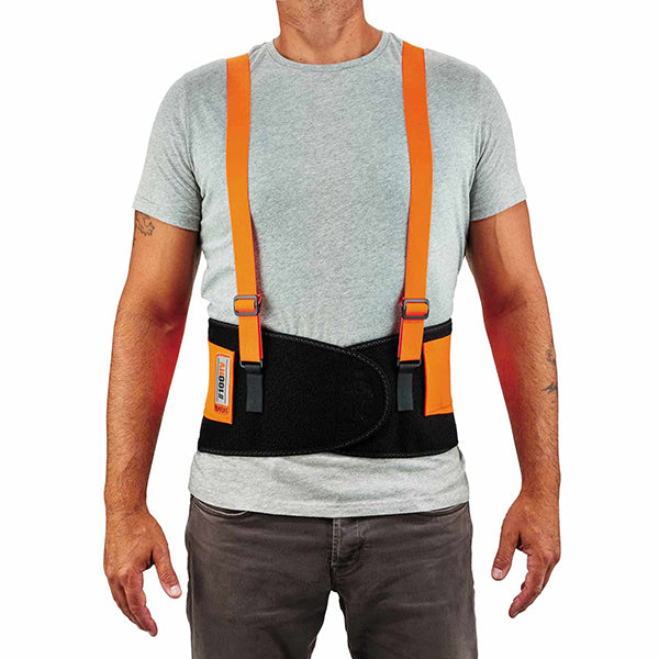 Ergodyne ProFlex 100HV Economy Spandex Hi-Vis Back Support