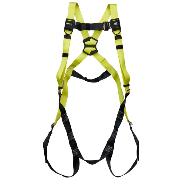 Honeywell Miller® H100 Harness, Mating Leg & Chest Buckles, Universal,  Yellow/Black, 1/Each