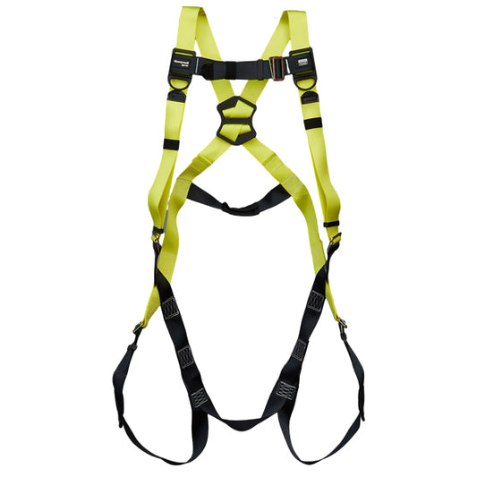 Honeywell Miller® H100 Harness, Mating Leg & Chest Buckles, Universal,  Yellow/Black, 1/Each