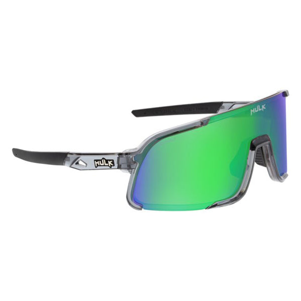 MCR Safety® Hulk® HK4 Series Eyewear, Gray Frame, Green Mirror Lens, MAX3 Hard Coating, 1/Each