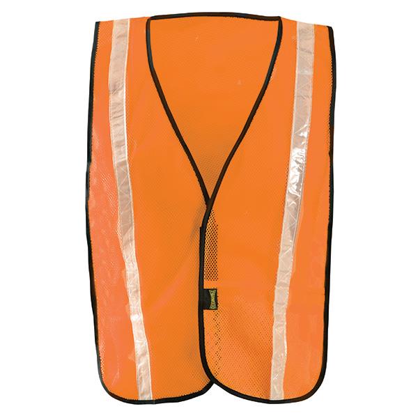 OccuNomix Value Mesh Gloss Vest, X-Large, Orange, 1/Each