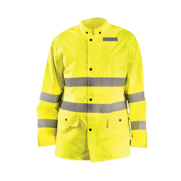 OccuNomix Classic Breathable Rain Jacket, Medium, Yellow, 1/Each