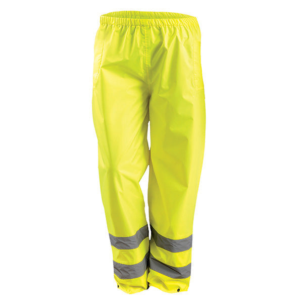 OccuNomix Classic Breathable Rain Pants, 3X- Large, Yellow, 1/Each