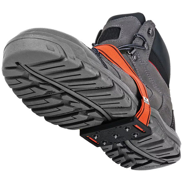 SureWerx™ K1 Mid-Sole Traction Aids, Low Profile, Black/Orange, 1/Pair