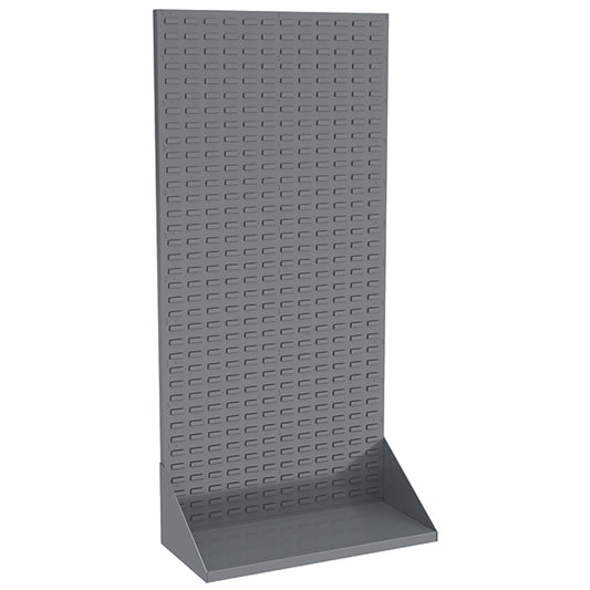 Akro-Mils® Heavy-Duty Single-Sided Louvered Floor Rack, 75 1/8" x 35 3/4", Gray, 1/Each