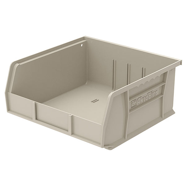 Akro-Mils® AkroBins® Standard Storage Bin, 10 7/8"L x 5"H x 11"W, Stone, 1/Each