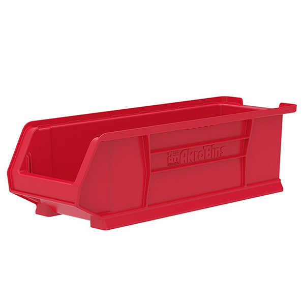 Akro-Mils® Super-Size AkroBins® Storage Bins, 23 7/8"L x 7"H x 8 1/4"W, Red, 1/Each