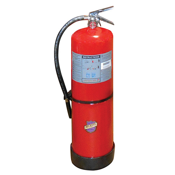 Buckeye Offshore 5 lb Purple K Portable Fire Extinguisher w/ Brass Valve, 16 3/8"H x 7 1/4"W x 4 1/4"D, 20B:C, 1/Each