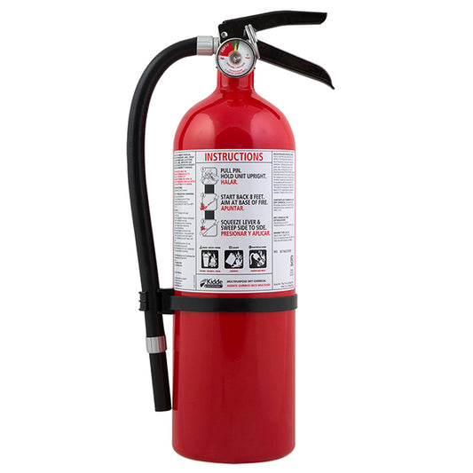 Kidde 5 lb ABC Garage/Workshop Fire Extinguisher w/ Wall Hook, 1/Each