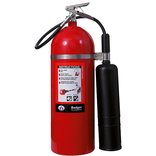 Badger Extra 20 lb CO2 Fire Extinguisher with Wall Hook