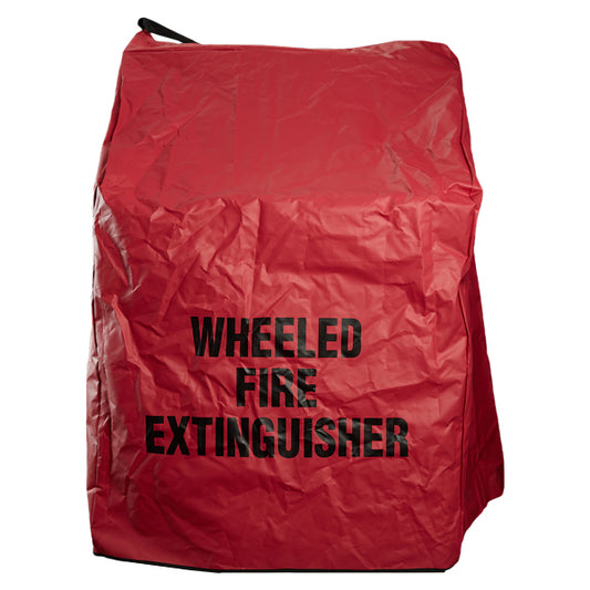 Heavy-Duty Wheeled Unit Cover, 53"H x 42"W x 30"D, Red